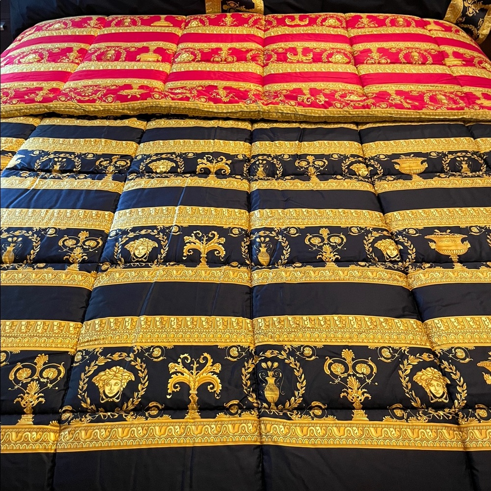 Versace comforter reversible king size